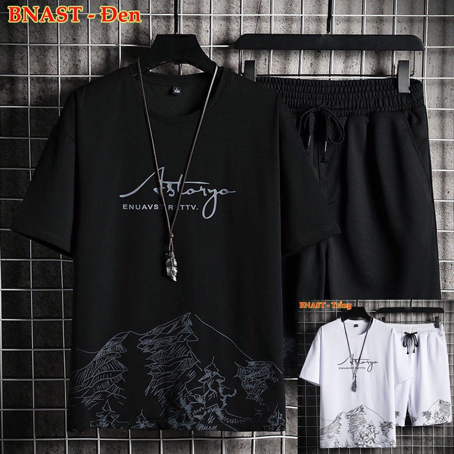 Bộ nam hè BỘ AST .Bộ nam unisex phong cách Hàn quốc MÃ BỘ AST