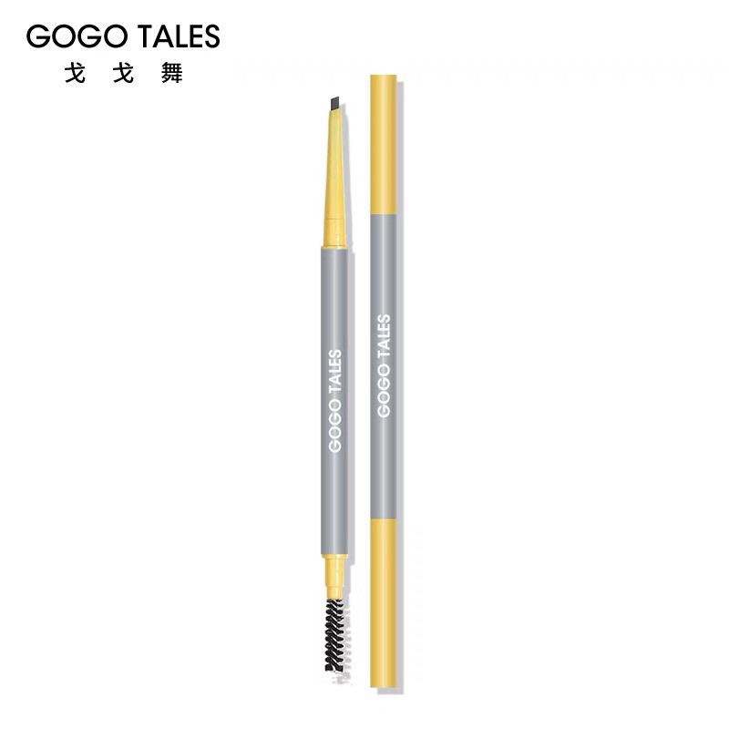 Chì kẻ mày 2 đầu GOGO TALES siêu mảnh Cloud Mist Browpencil gảy sợi nhiều màu tự nhiên lau trôi chống nước GT258 GOGO83 | BigBuy360 - bigbuy360.vn