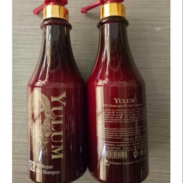 [HÀNG CHÍNH HÃNG] Cặp Dầu Gội Xả Yulum 750ml HongKong Siêu Mềm Mượt Hàng Chuẩn 100%