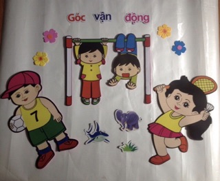 Tranh góc mầm non