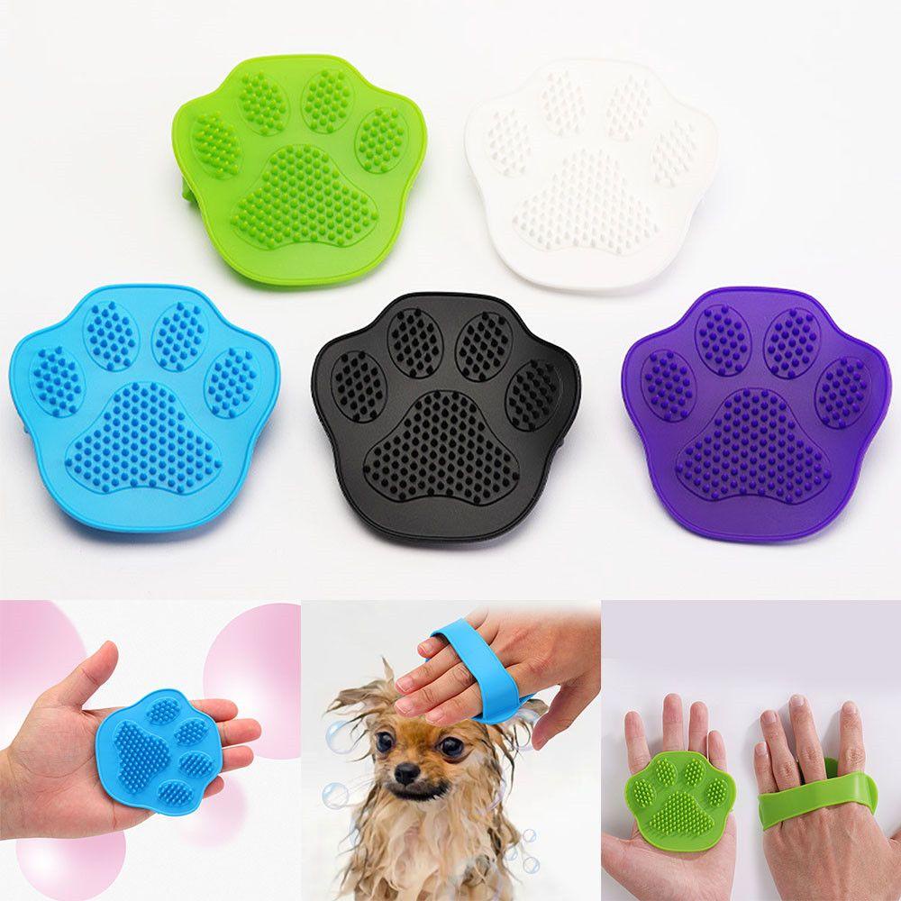 Bàn Chải Silicone Cao Su Mềm Hình Móng Vuốt Dùng Khi Tắm