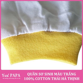 Quần dài sơ sinh màu trắng Thái Hà Thịnh