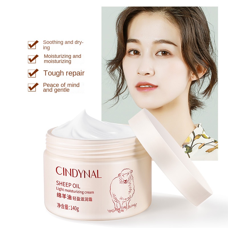 Dầu Cừu Dưỡng Ẩm Phục Hồi Da Nhẹ Dịu 140g
