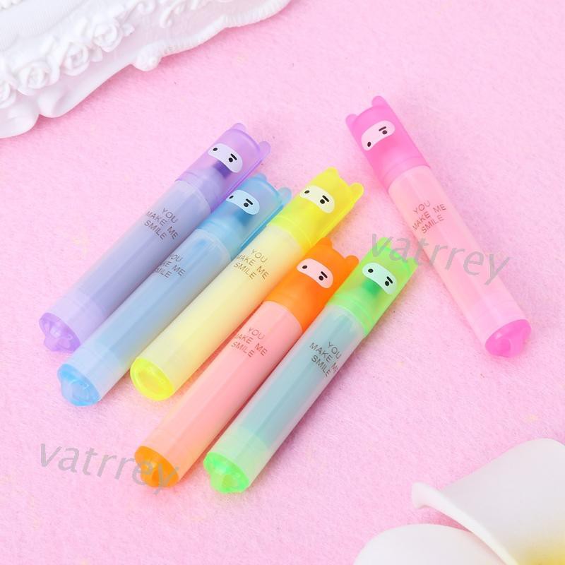Set 6 Bút Highlight Tạo Hình Dễ Thương