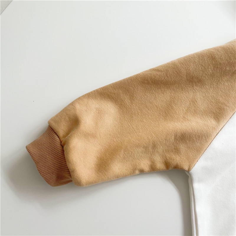 Bộ Áo Liền Quần Dáng Dài Lót Lông Cừu Giữ Ấm Phong Cách Phương Tây Thời Trang Thu Đông Cho Bé