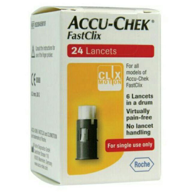 Kim lấy máu Accu-Chek FastClix 24