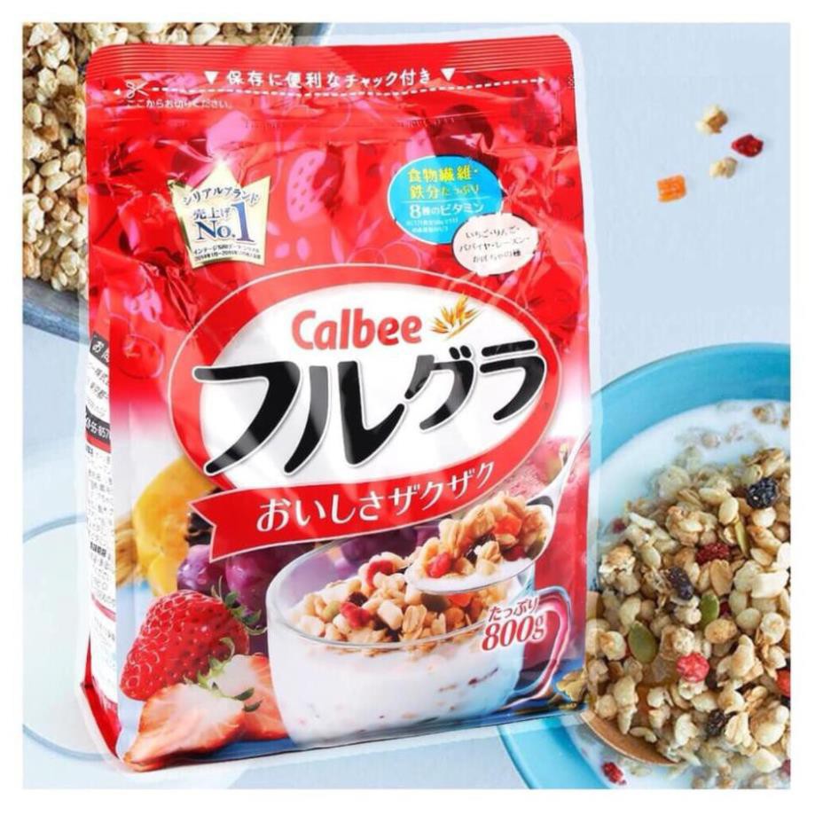 Ngũ Cốc Trái Cây Calbee Đủ 8 Vị Ngon Tuyệt - Nhật Bản[HSD T03-T5/2022] | BigBuy360 - bigbuy360.vn
