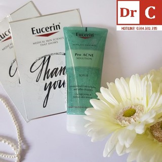 Tẩy Da Chết [CHÍNH HÃNG] Tẩy Tế Bào Chết EUCERIN  PROACNE SOLUTION SCRUB 100ML