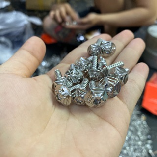 Ốc dù 5li xoắn Inox Salaya siêu sáng
