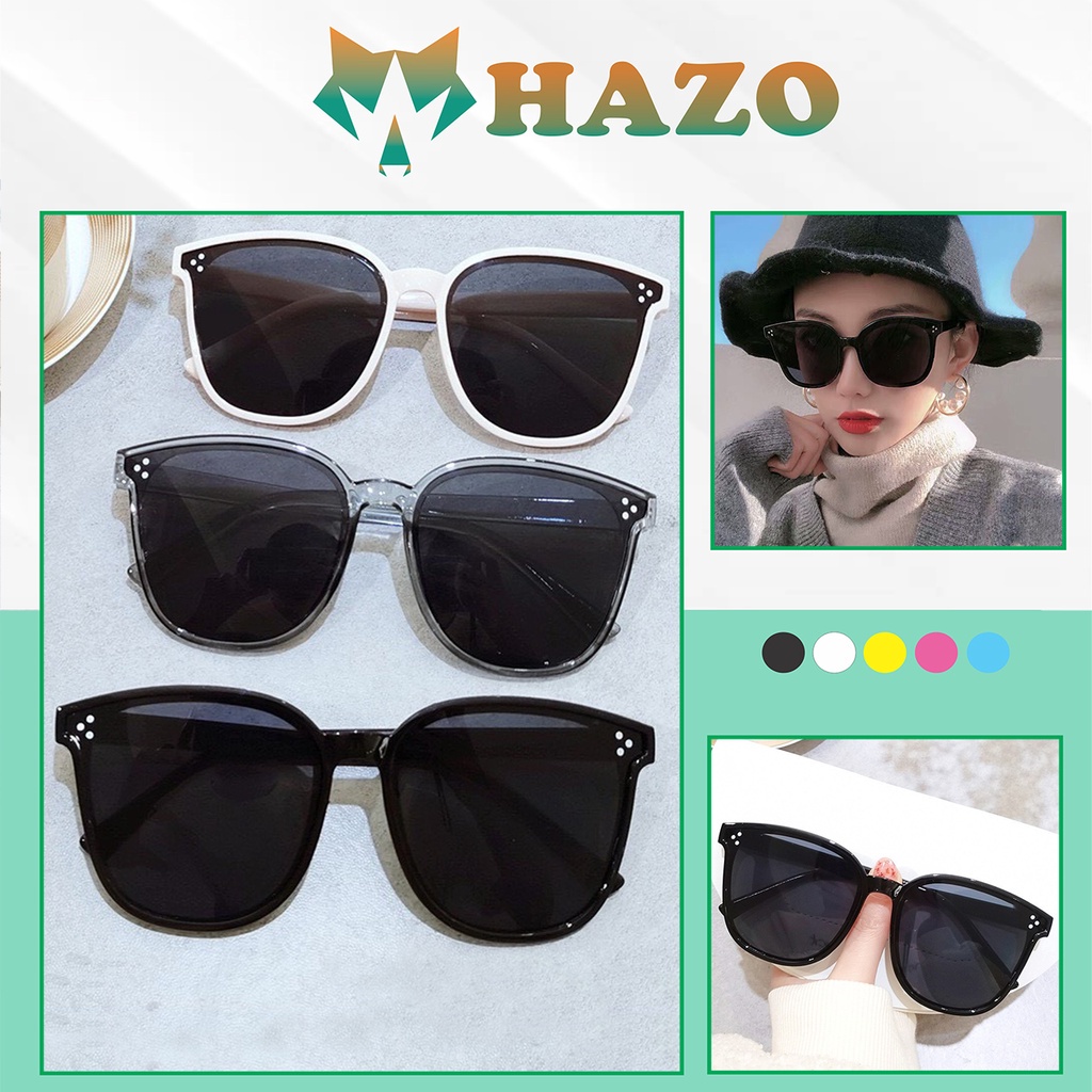 Mắt Kính Thời Trang Hazo 3 Chấm Góc Y2K Hot Trend Phong Cách Hàn Quốc - Hazo