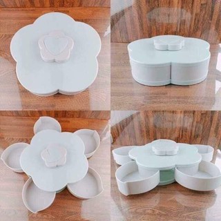 Khay mứt xoay 5 cánh hình hoa hàng đẹp