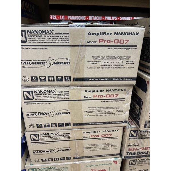 Amply Bluetooth Nanomax pro 009, 001, pro 007,8 sò lớn Toshiba