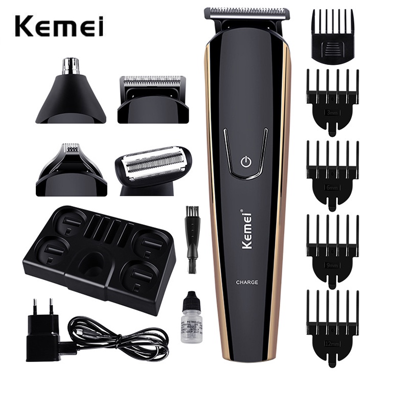 Bộ Máy cạo râu Cắt Tóc Kemei KM-526 5 Trong 1 Chất Lượng Cao