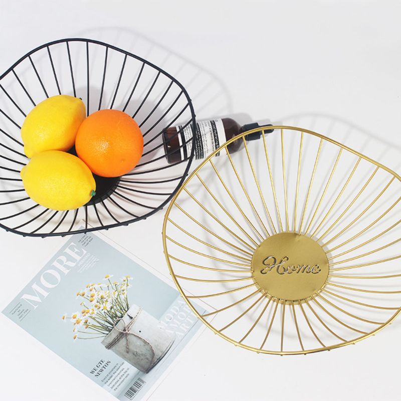 Rổ Đựng Trái Cây Rau Củ Bằng Sắt Sáng Tạo Trang Trí Đẹp Mắt