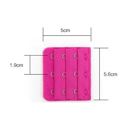 Móc nối nới rộng áo ngực dây nới tăng kích thước áo ngực chất liệu thép không gỉ 2 móc, 3 móc MC02