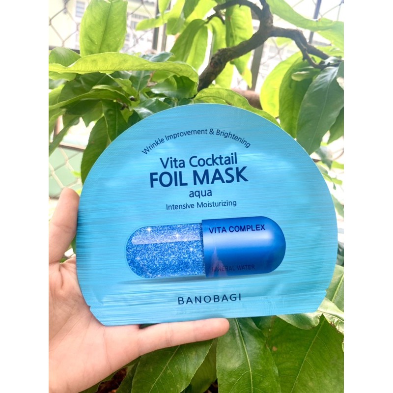 Mặt Nạ Thiếc BANOBAGI Vita Cocktail Age Foil Mask