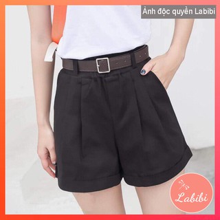 Quần Kaki Đùi - Quần Sooc Đùi Cho Nữ ( không kèm thắt lưng)