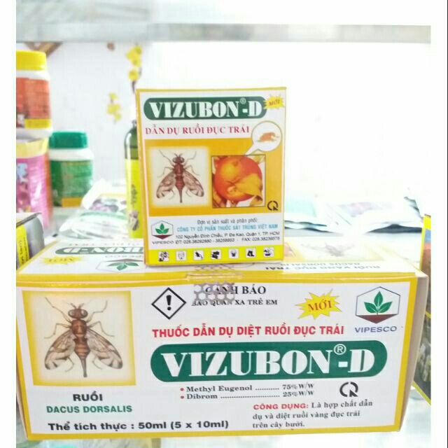 Thuốc dẫn dụ diệt ruồi vàng VIZUBON-D