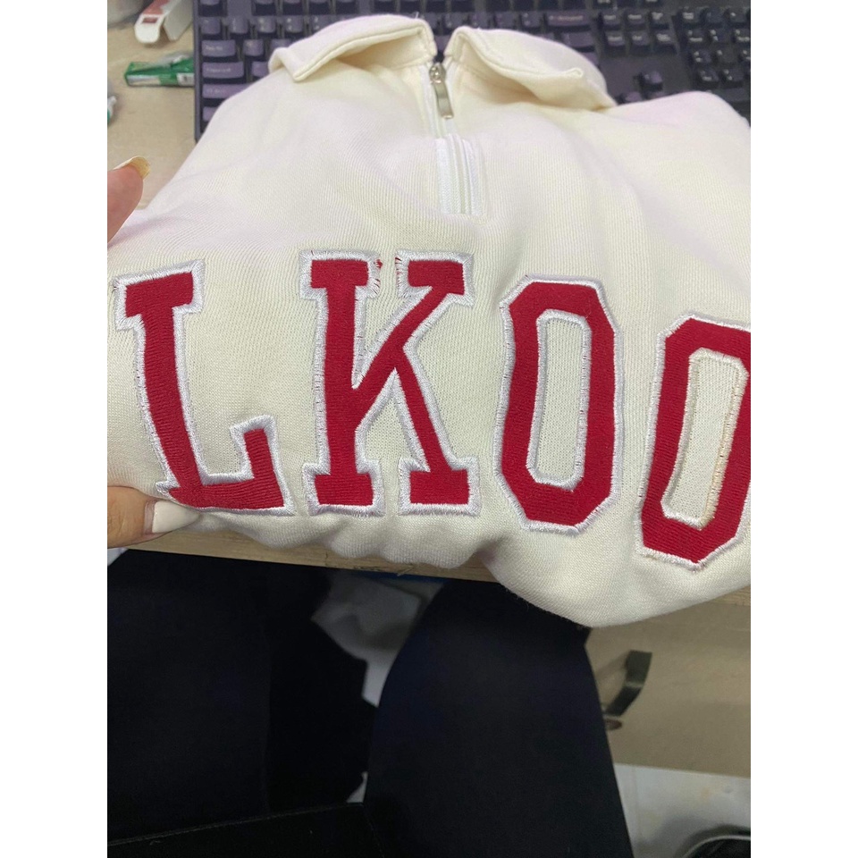 Áo Nỉ Cổ Pollo KLOO Nữ [FREESHIP] 🌸 Sweater cao cổ dài tay bồng, thun hoodie form rộng cá tính Ulzzang 🌸 | WebRaoVat - webraovat.net.vn