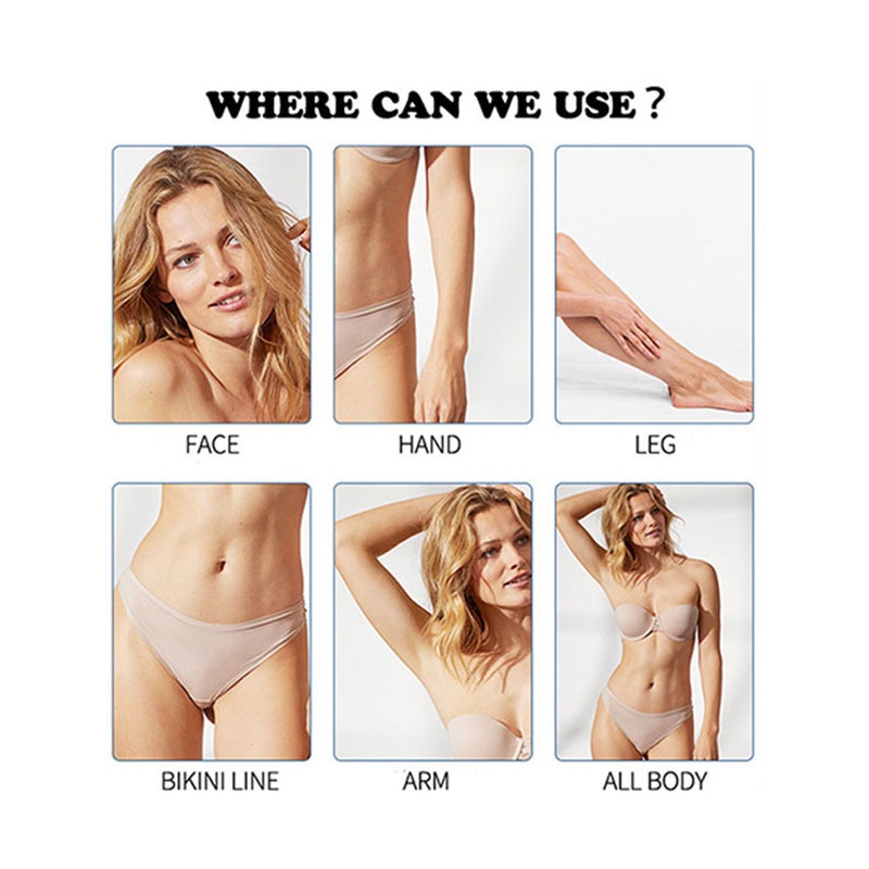 [Hàng mới về] Đậu sáp cứng tẩy lông vùng bikini chiết xuất hoa hồng trà xanh lô hội đen mật ong dâu tây cho nữ