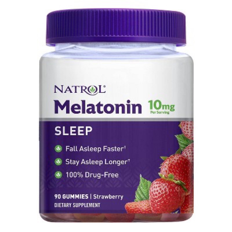 Kẹo dẻo Natrol Melatonin 90 viên 10mg