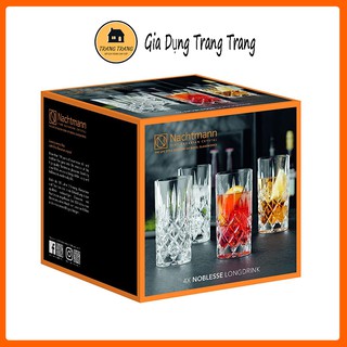 Bộ cốc cao Nachtmann Noblesse 89208 gồm 4c 375ml Phale - Cốc uống nước, hoa quả, cocktail