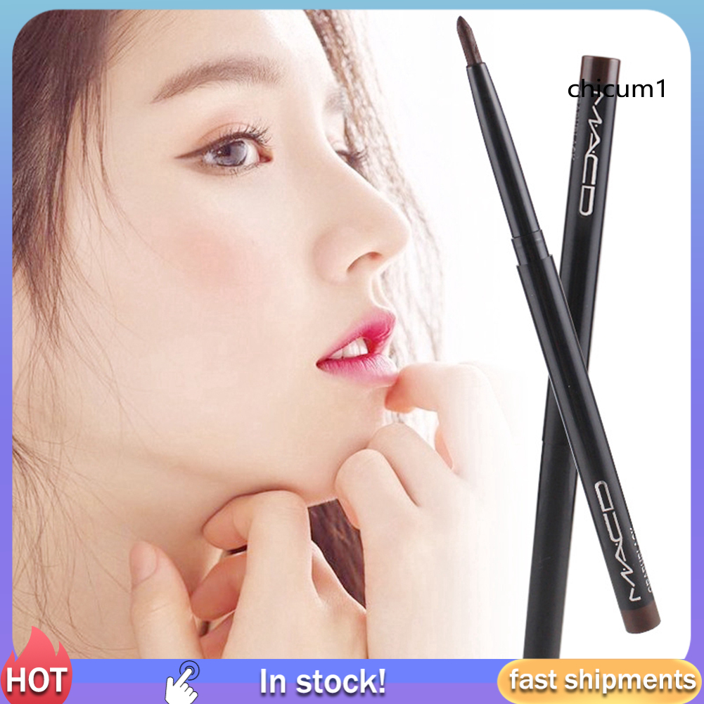 Bút Kẻ Mắt Kiêm Kẻ Lông Mày Hai Đầu Vặn Tự Động Không Nhòe Lâu Trôi