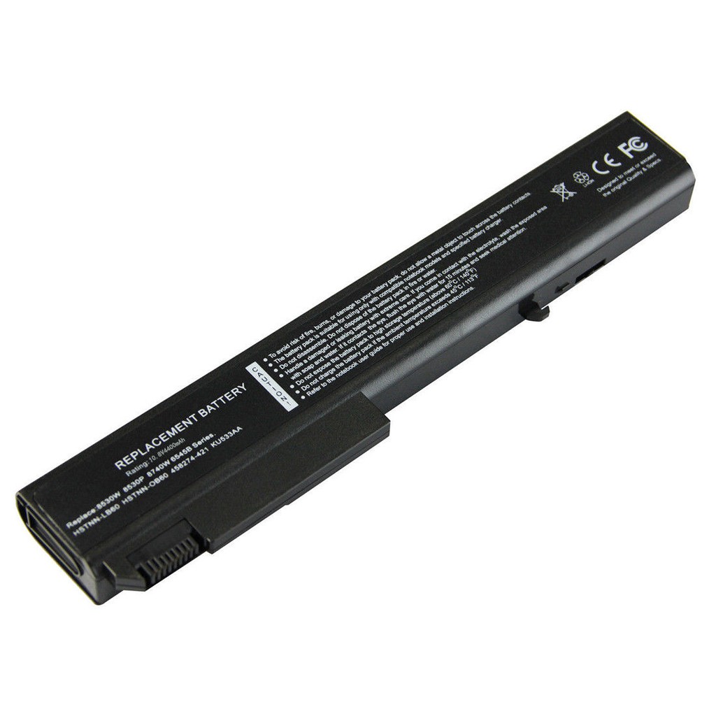 PIN LAPTOP HP EliteBook 8530p 8530W 8540P 8540W 8730P 8730W 8740W Pro 6545b 6 CELL - BẢO HÀNH 6 THÁNG ĐỔI MỚI