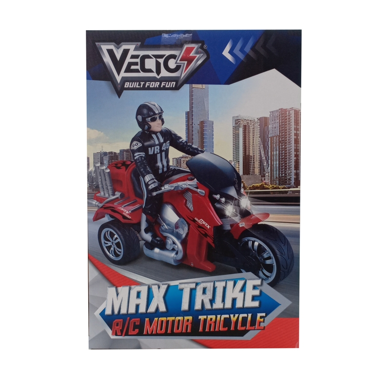 Đồ Chơi Xe Moto 3 Bánh Điều Khiển Từ Xa Max Trike VECTO YD89857/RED - Màu Đỏ - VECTO