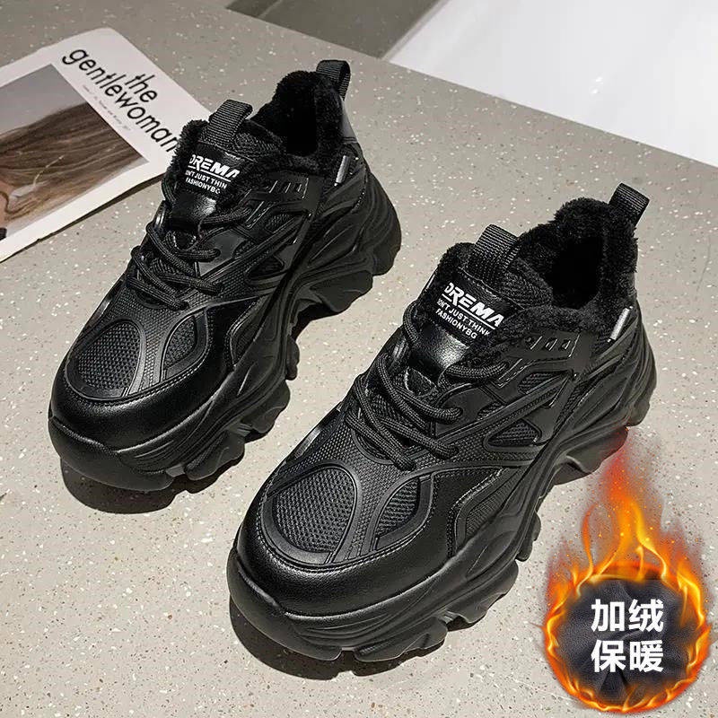 Dép nữ Giày Da Mềm Đế Dày Tăng Chiều Cao Thời Trang Mùa Thu Mới