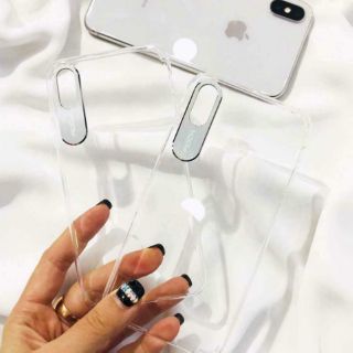 Ốp lưng bảo vệ Camera cho iPhone 7/8/7Plus/8Plus/iPhone X trong suốt