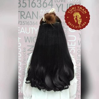 kẹp xoăn lọn đuôi vừa