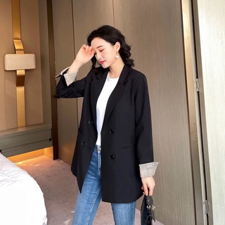 áo blazer tay kẻ