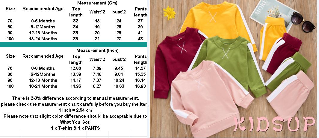 Set Đồ 2 Món Gồm Áo Hoodie Tay Dài Cổ Tròn Màu Trơn + Quần Dài Thời Trang Cho Bé Gái