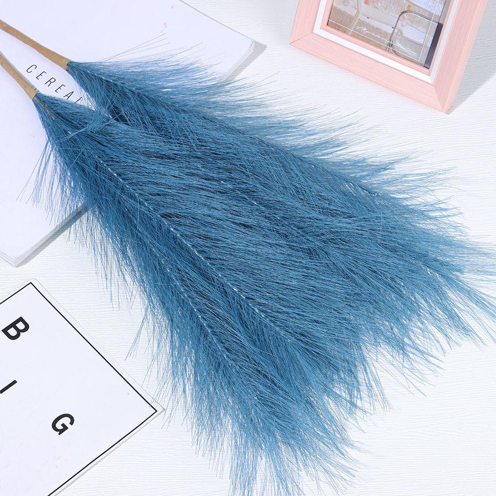 2 Cành Hoa Pampas Giả Trang Trí Thời Trang 50cm