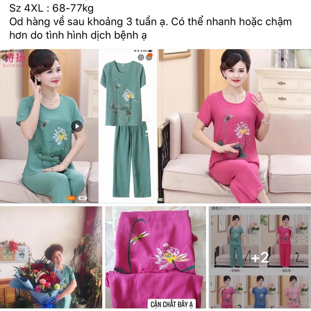 TRẢ ORDER BỘ ĐŨI MẸ (ĐẶT HÀNG NOTE TÊN FB)