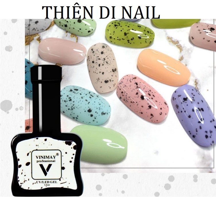 Top vỏ trứng cút Vinimay, sơn gel trứng cút Thiên Di Nail