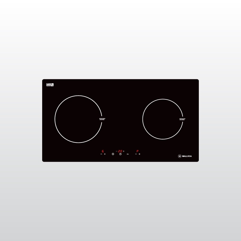 [TRẢ GÓP 0%] Bếp từ 2 vùng nấu Malloca MH-02I Công suất 3800W - Hàng Chính Hãng