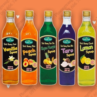 Siro GOLDEN FARM 520ml - Đủ Vị (Syrup)
