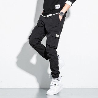 [Hàng có sẵn] Quần Kaki Túi Hộp Dáng Gọn Phong Cách Hiphop Đường Phố 2022
