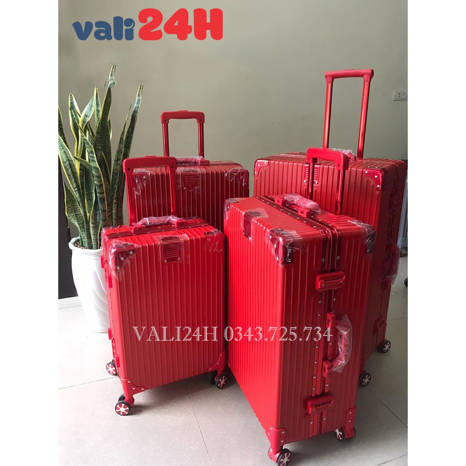 [HÀNG CHUẨN LOẠI 1] Vali size 26, size 29, Vali khung nhôm khóa sập góc vuông chống xước, chống va đập
