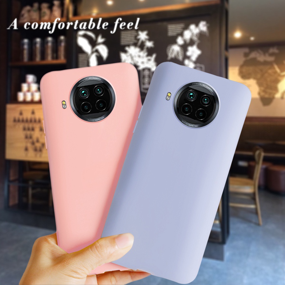 Ốp điện thoại mềm màu trơn 6.67 inch dành cho Xiaomi Redmi Note 9 Pro 5G Xiaomi Mi 10T Lite Mi10i 5G