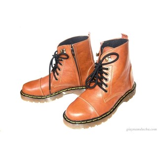 Giày boot da bò thật. Bảo hành 12 tháng. MS:B45