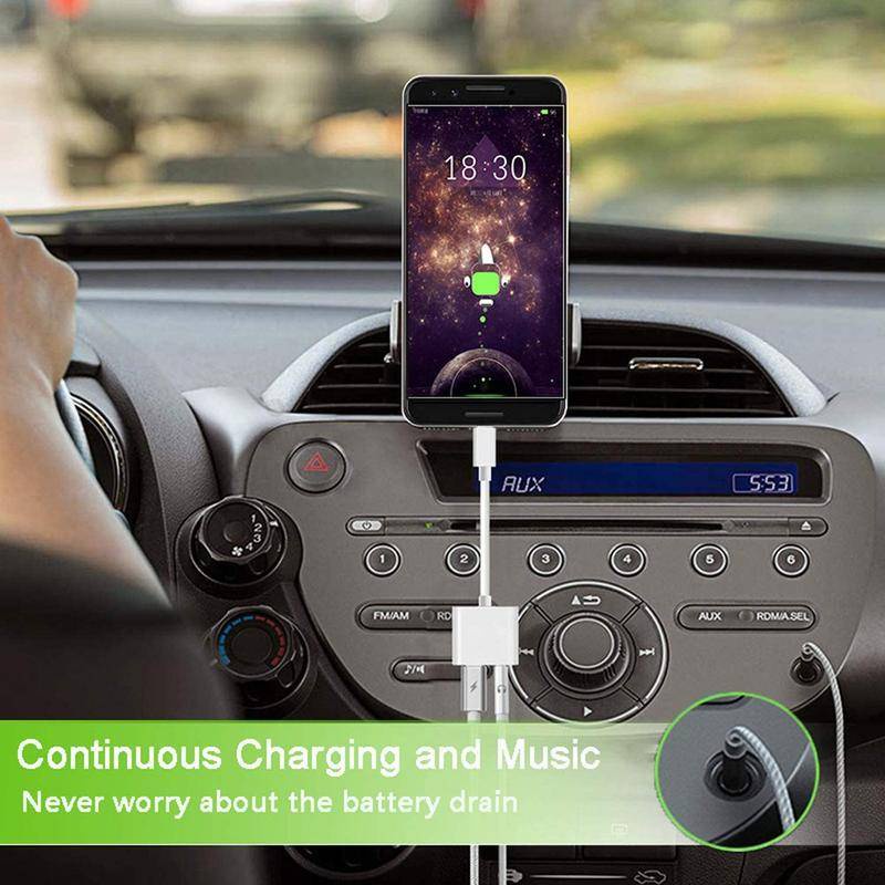 Cáp Chuyển Đổi Âm Thanh type c 2 Trong 1 Sang Cổng usb c Sang jack Cắm 3.5mm + Tai Nghe Sạc Điện Thoại