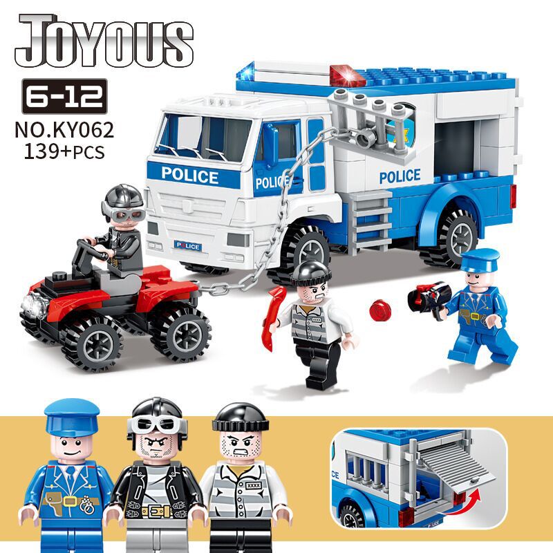 Đồ Chơi Lắp Ráp Lego Cảnh Sát Trạm Kiểm Soát, Máy Bay - PiBo Store
