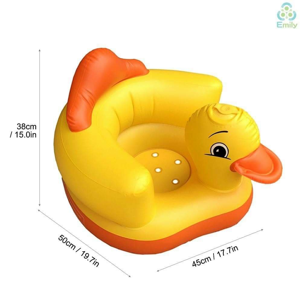 Ghế hơi tập ngồi Hình con Vịt dễ thương cho bé
