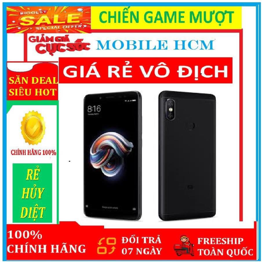 điện thoại Xiaomi Redmi Note 5 Pro 2sim ram 3G/32G mới Fullbox, chơi Game mượt .