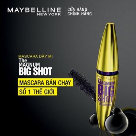 Mascara Dày Mi Cực Đại Maybelline New York Colossal Big Shot Waterproof Chuốt Mi Không Lem Không Trôi 10ml ZKM