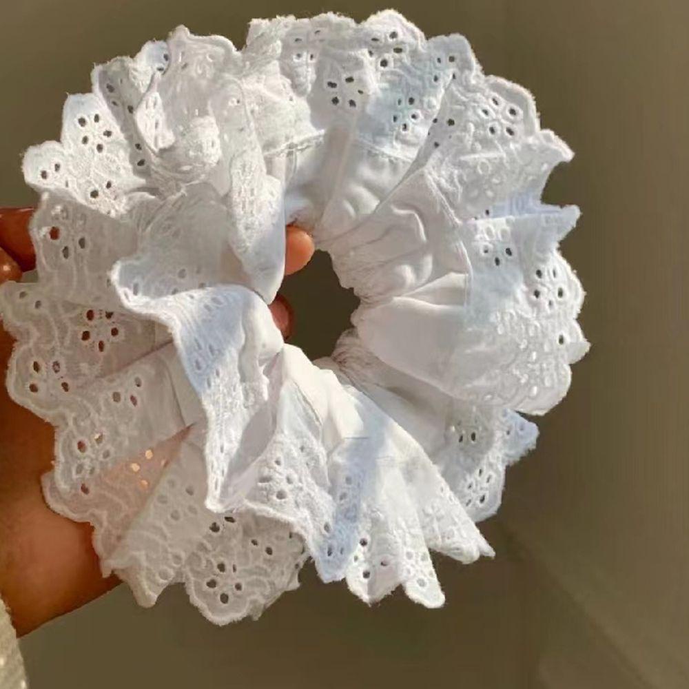 BACK2LIFE Dây Cột Tóc Ren Hoa Phong Cách Lolita Xinh Xắn Cho Nữ