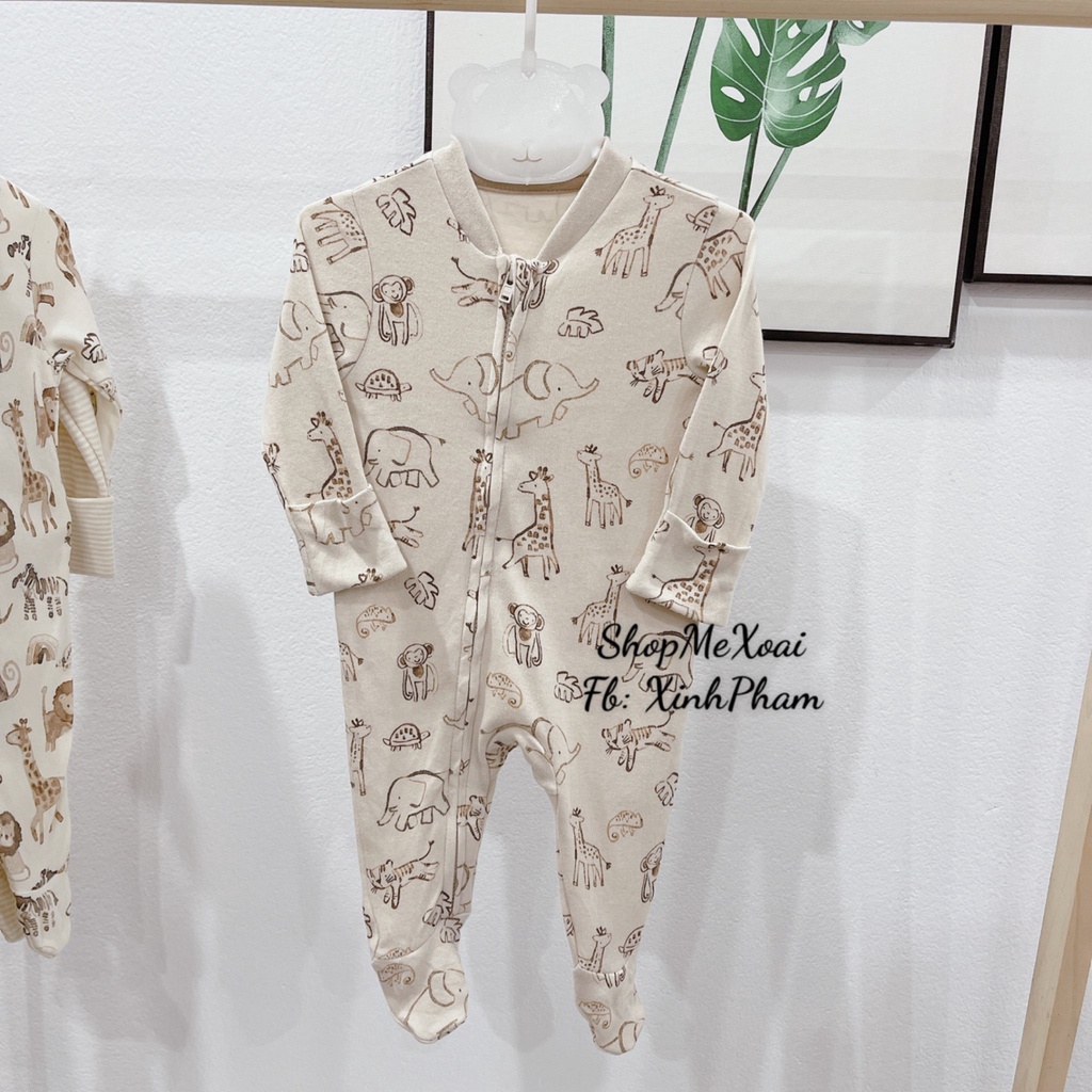 , bodysuit cotton cho bé trai, bé gái hàng xuất dư